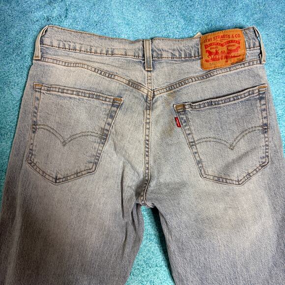 Levi’s 541 Men’s Jeans – Size 31x30 (Fits 32x27) Blue Straight Fit Stretch Denim - Picture 14 of 16